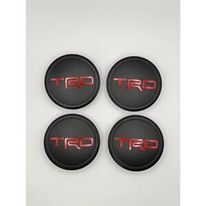 OEM Toyota Wheel Center Caps TRD Matte Black PT280-35240-F2 – Set of 4 84mm